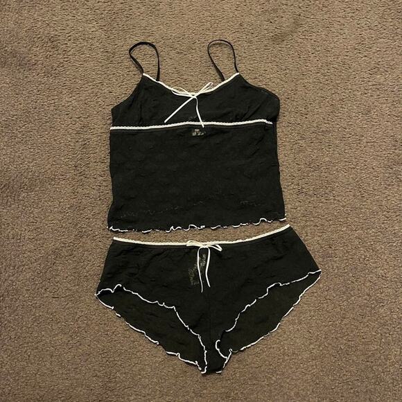 Y2K Deadstock Express Butterfly Mesh Matching Cami & Panties Set - Picture 4 of 8